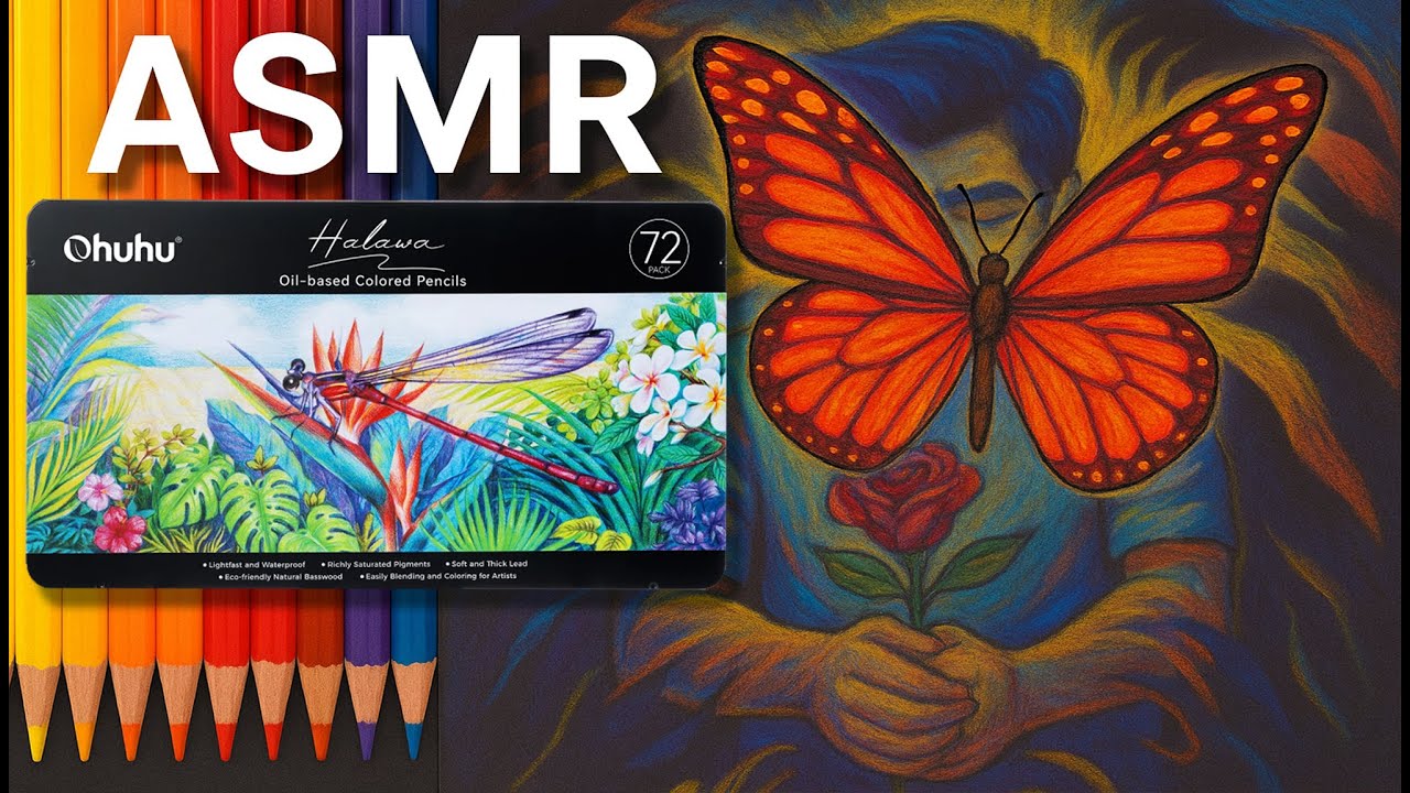 From Black Page to Amazing Art - Ohuhu Halawa - ASMR