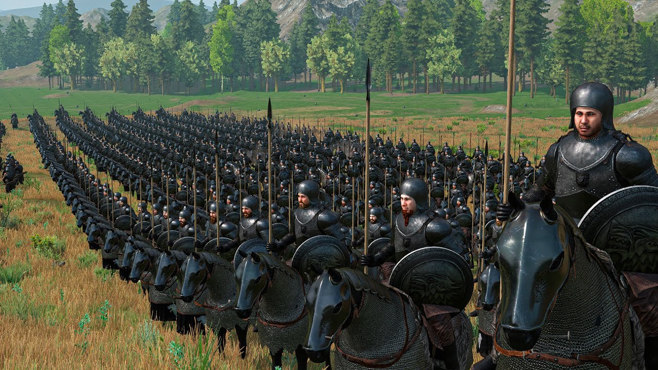 1000 Stark Cavalry vs 1000 Lannisters — Mount & Blade II: Bannerlord