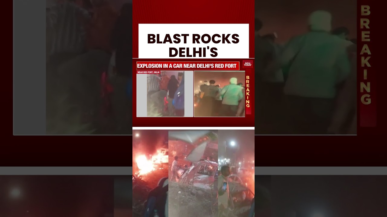 Blast Rocks Delhi&rsquo;s Red Fort Area | Delhi on High Alert #delhiblast