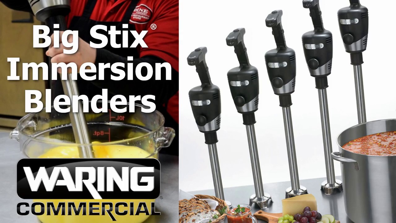 Waring Big Stix® Immersion Blender Demos