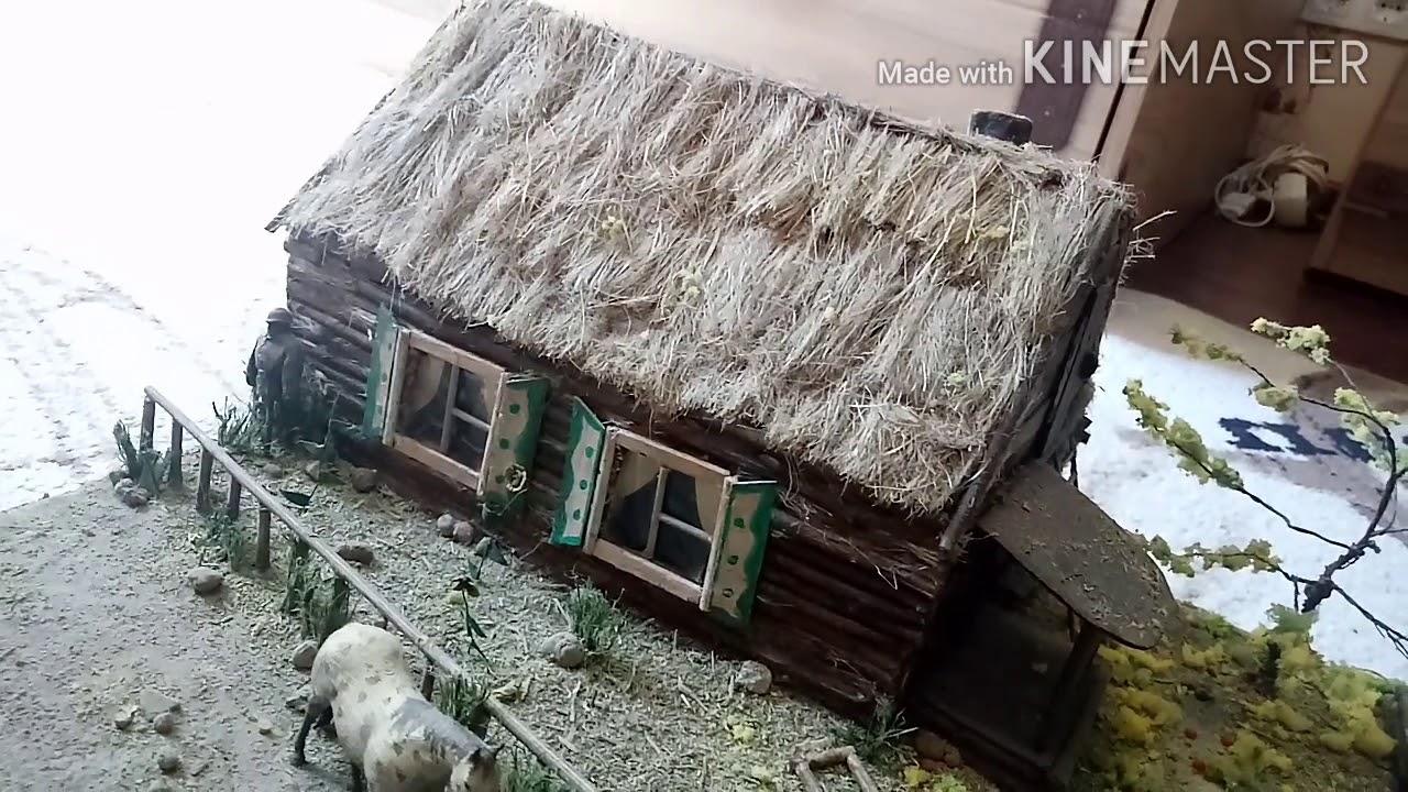 Диорама ,, оккупированная деревня,, в масштабе 1/35