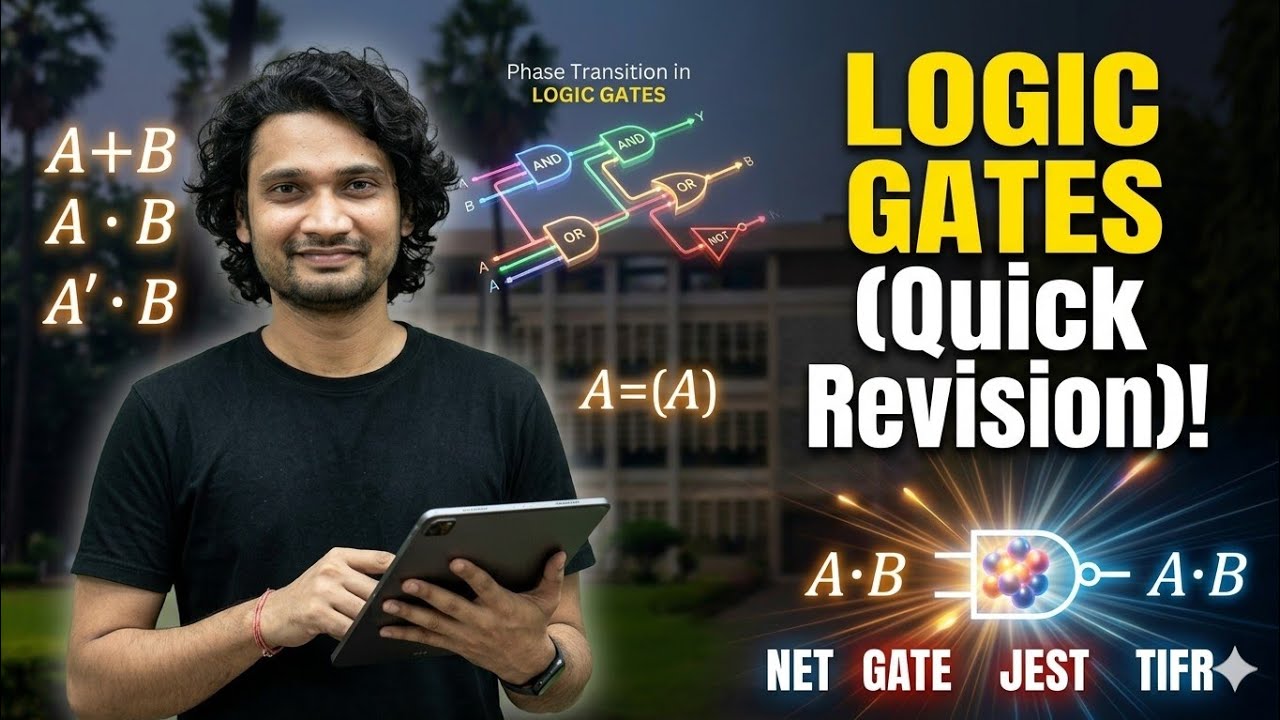 Logic Gates (Digital Electronics)|(Important Results)|| JEST,TIFR & JEST-2026