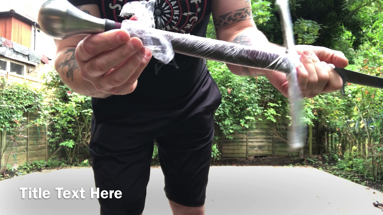 Caino training sword “Doiman” review.