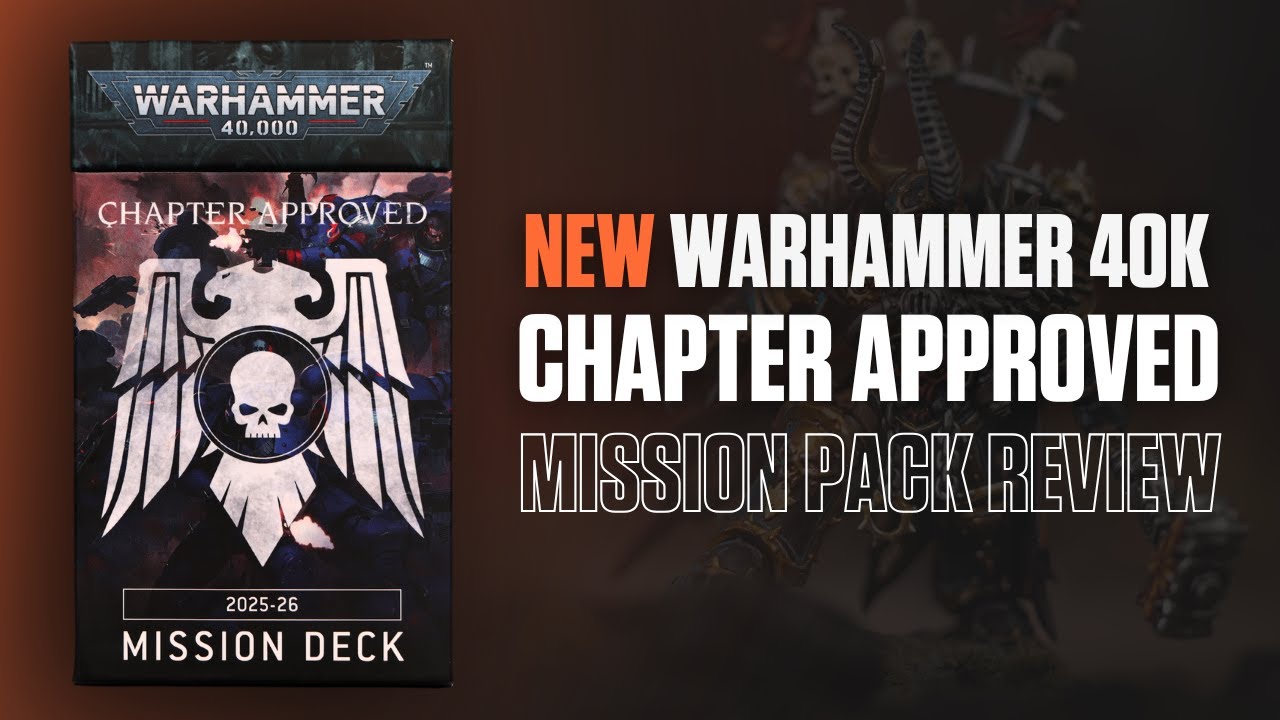 Играю в Warhammer 40k с пакетом миссий Chapter Approved 2025!