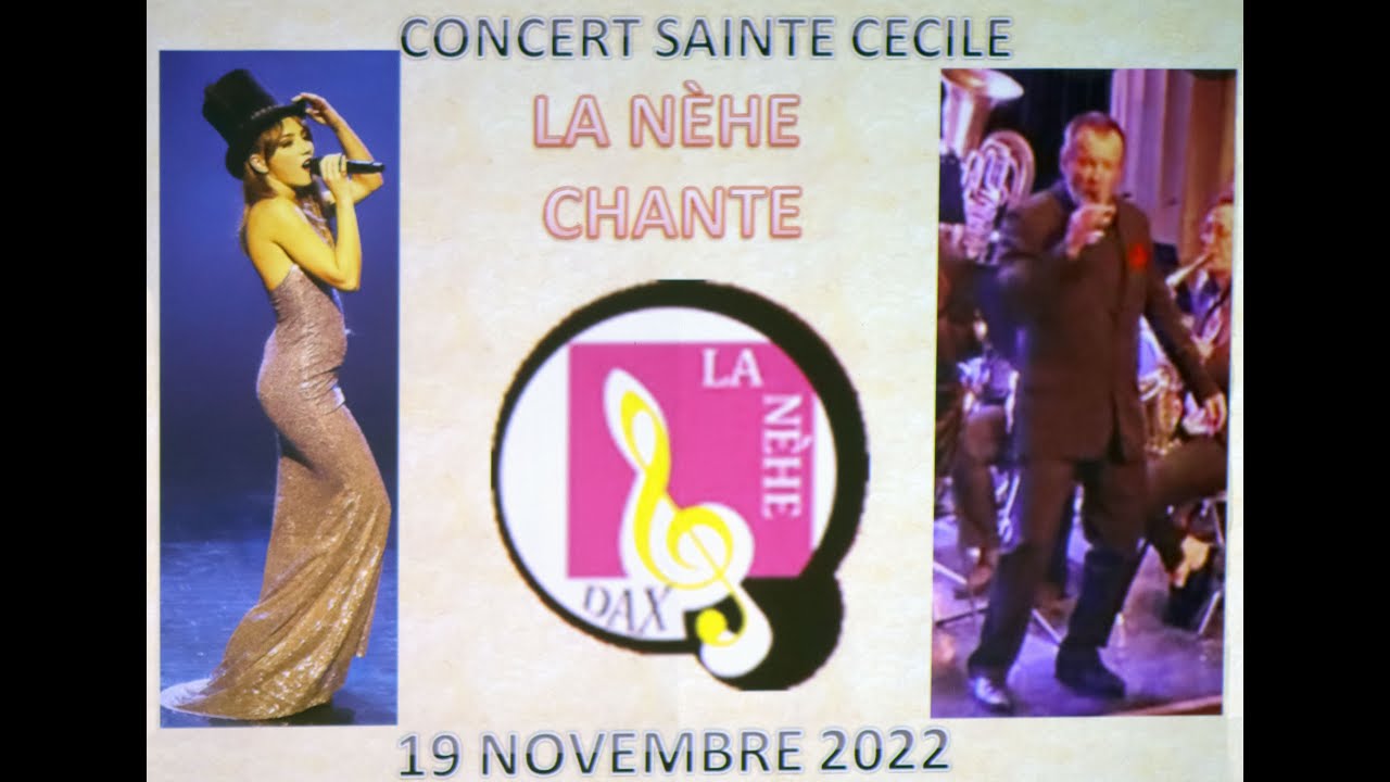 CONCERT ENTIER - ORCHESTRE D'HARMONIE LA NEHE DAX - SAINTE CECILE -  ATRIUM DE DAX - SAMEDI 19/11/22