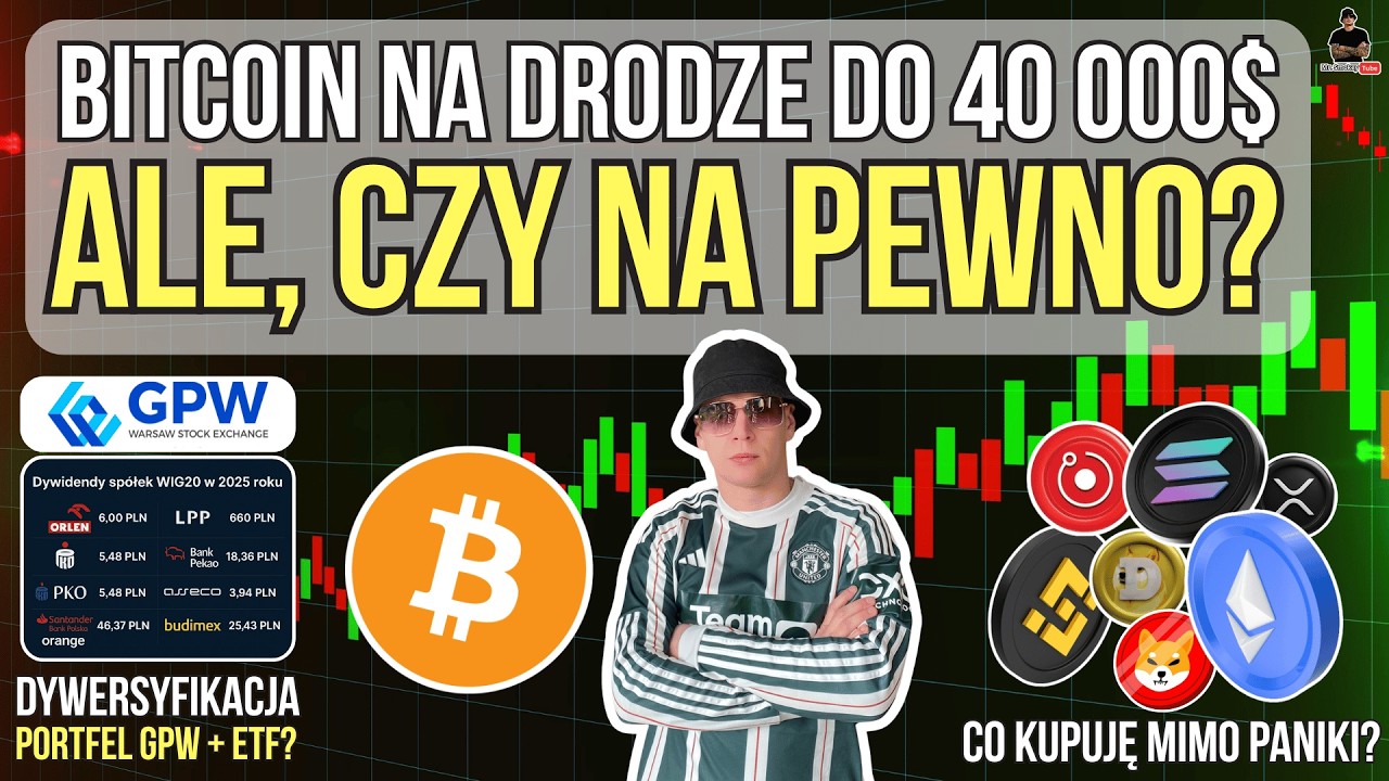 MIESZANE DANE BITCOINA 🔴 ALTCOINY SĄ BLISKO DOŁKA! 🥶 CO KUPUJĘ W PANICE I DLACZEGO? 👈🏼 GPW 📈
