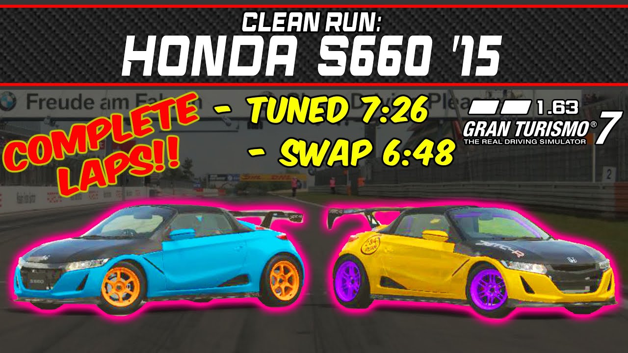 GT7 - Clean Run: Honda S660 '15 - Gran Turismo 7 - 1.63