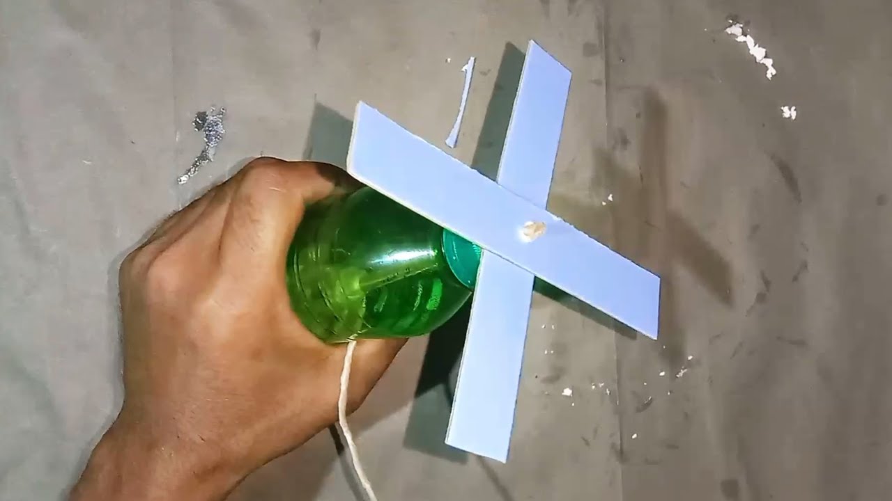 English: Creative reuse of Plastic Bottles | Homemade Toy Fan Tutorial