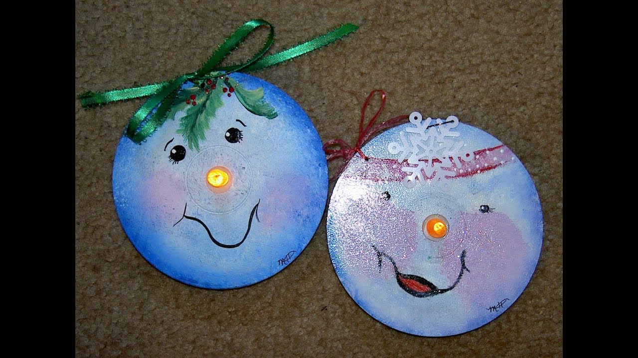 Paint an easy Snowman