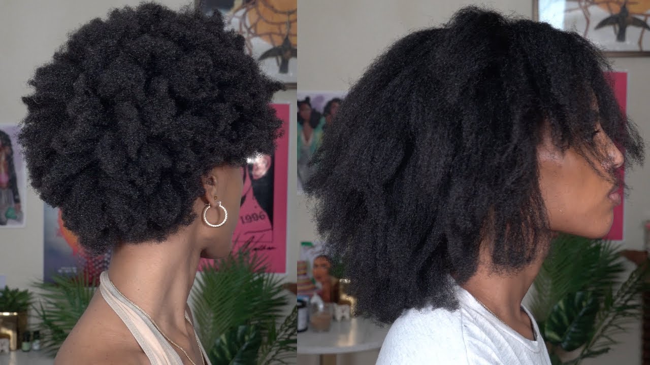 How I stretch my 4c hair with heat before braiding (safely!)