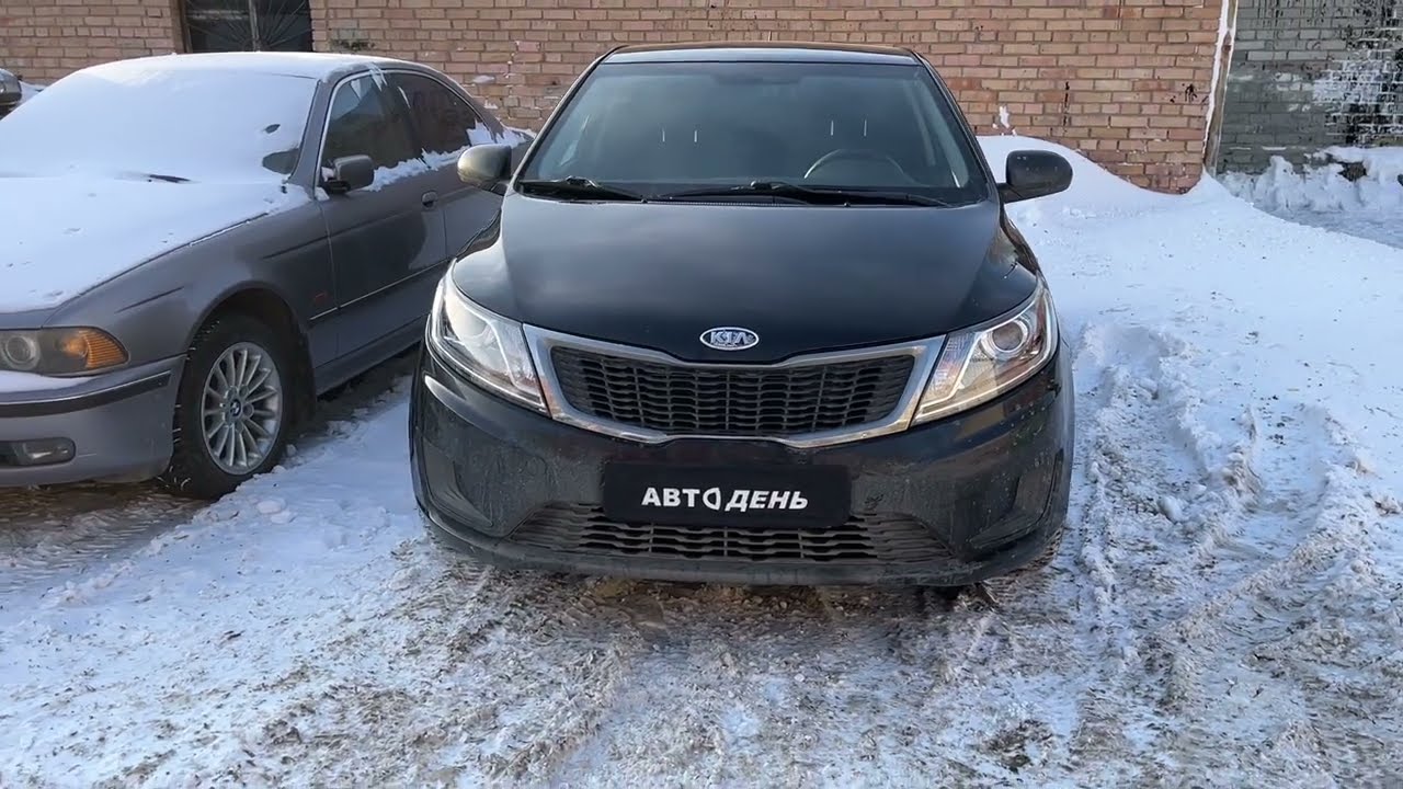 KIA Rio 3 установка светодиодных линз Technik Division 3” 6000K