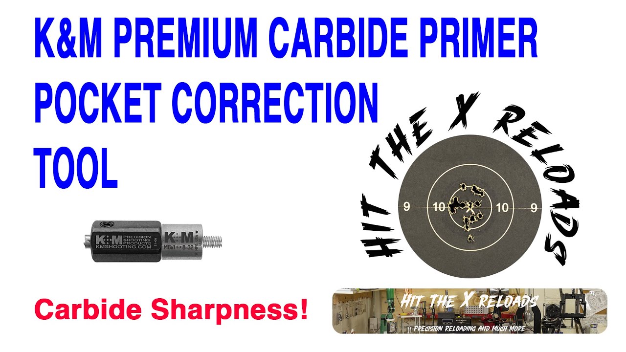 K&M Premium Carbide Primer Pocket Correction Tool