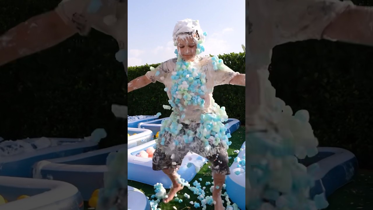Roma Giant Pool Challenge 😂 #смешно #шорты