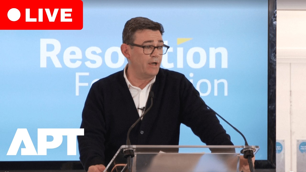 LIVE: Greater Manchester Mayor Andy Burnham Addresses ‘Unsung Britain’ Final Conference | APT
