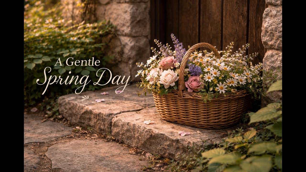 A Gentle Spring Day in a Cozy Fantasy Village | Relaxing Classical Music