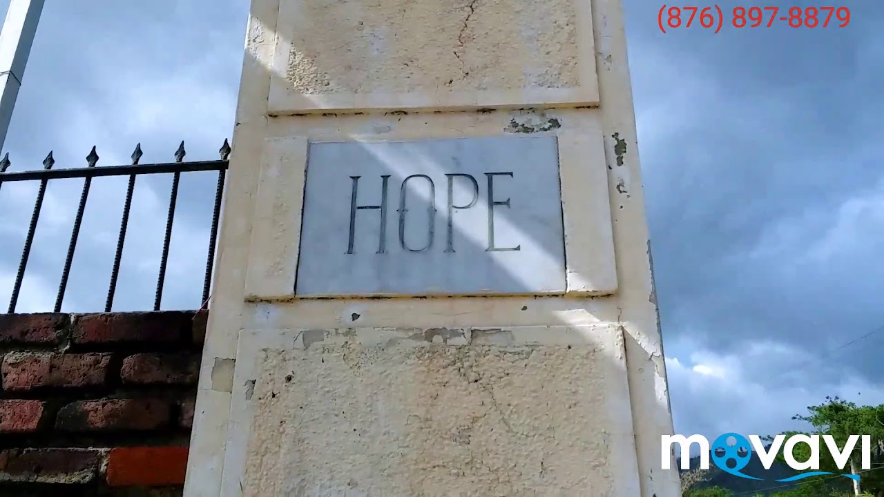 Hope Garden and Papine development.