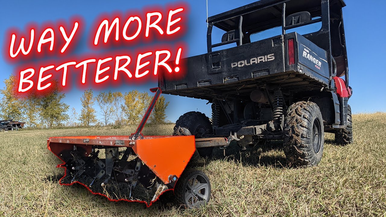 Agri-Fab Pull Behind Aerator from Tractor Supply - Fixing some weak points