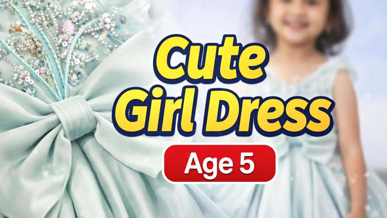 5 Years Baby Girl New Dress Collection | Cute & Trendy Kids Outfit 2026