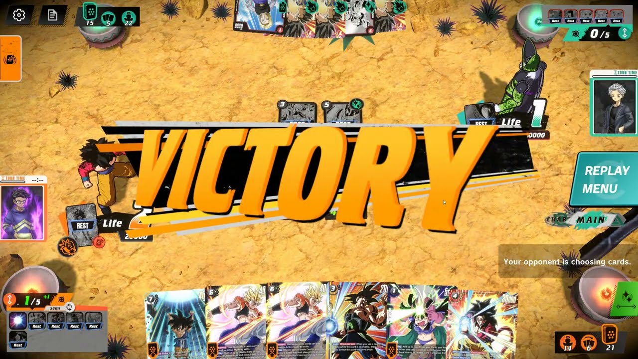 RANKED Goku GT vs (R)Cell [DBS:FW](FB07 META)