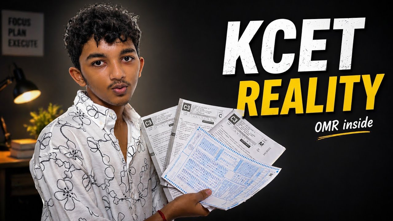 Before You Write KCET&hellip; Watch This (Paper + OMR)