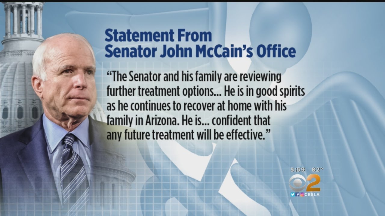 UPDATE: Sen. John McCain Diagnosed With Brain Cancer