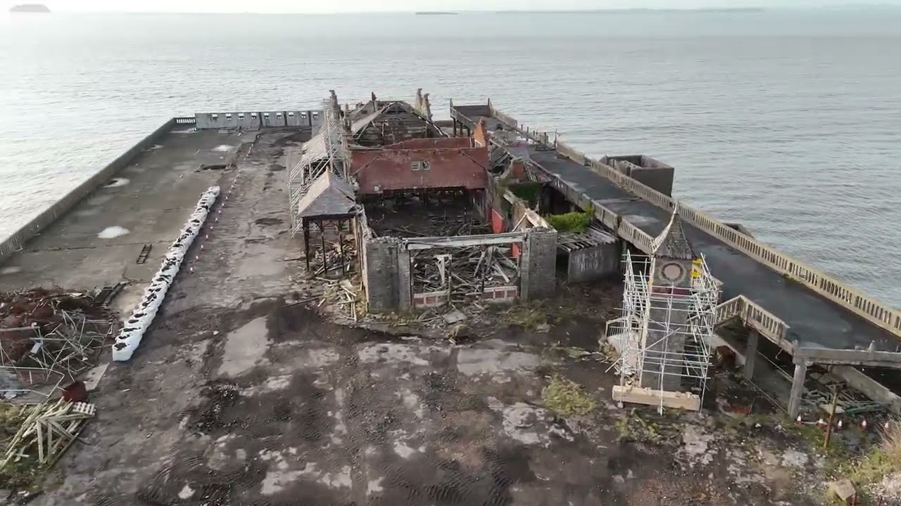 Birnbeck pier storm what storm