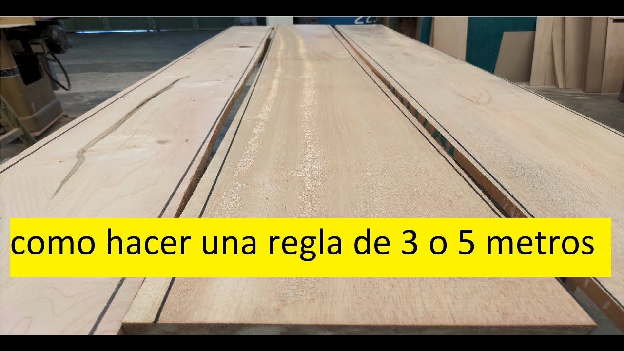 Carpintería Chávez: Como enderezar madera larga de 3 o 5 metros
