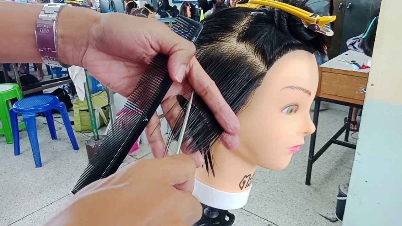 เทคนิคการซอยรากไทร (จอนซ้าย-ขวา) #2 #EasyHairCut ทำให้การตัดผมเป็นเรื่องง่าย