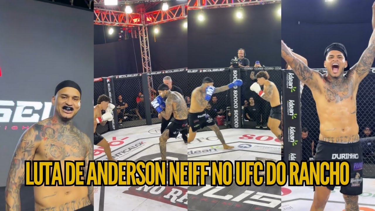 LUTA COMPLETA DO ANDERSON NEIFF NO UFC DO RANCHO 🥊