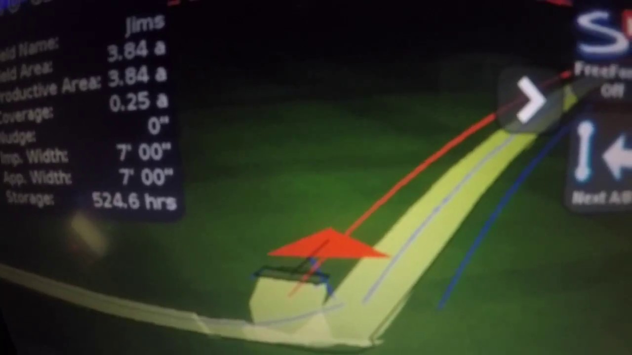 Making a boundary! New Holland/Trimble FM750