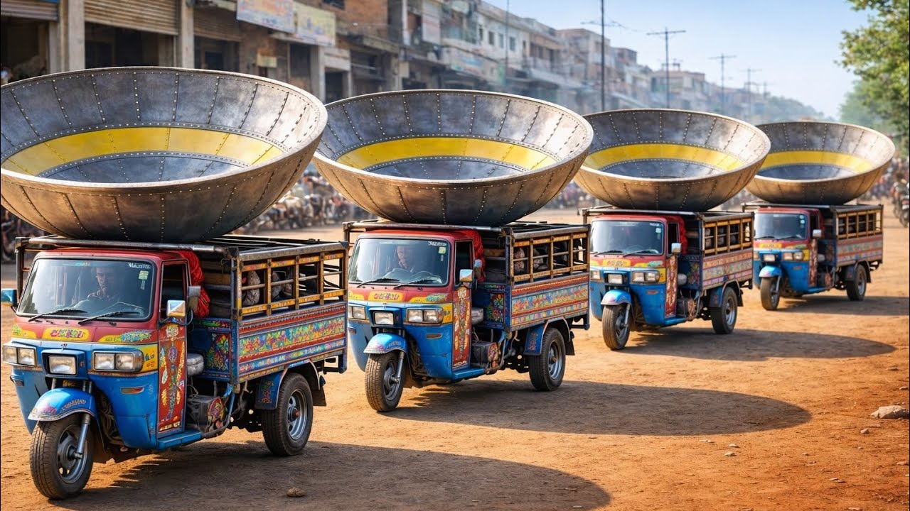 Most Incredible Way a Pakistani Workshop Made a Giant 8 Ton Frying Pan 😲