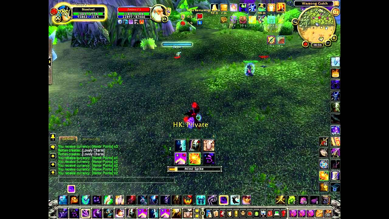 Shadow Priest PvP 85 4.3 140k Crit BloodVeil