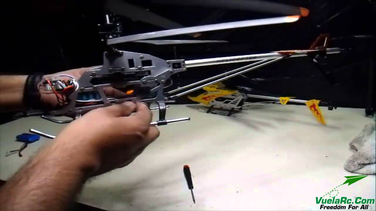 Helicoptero double horse 9053 problema con motor de cola
