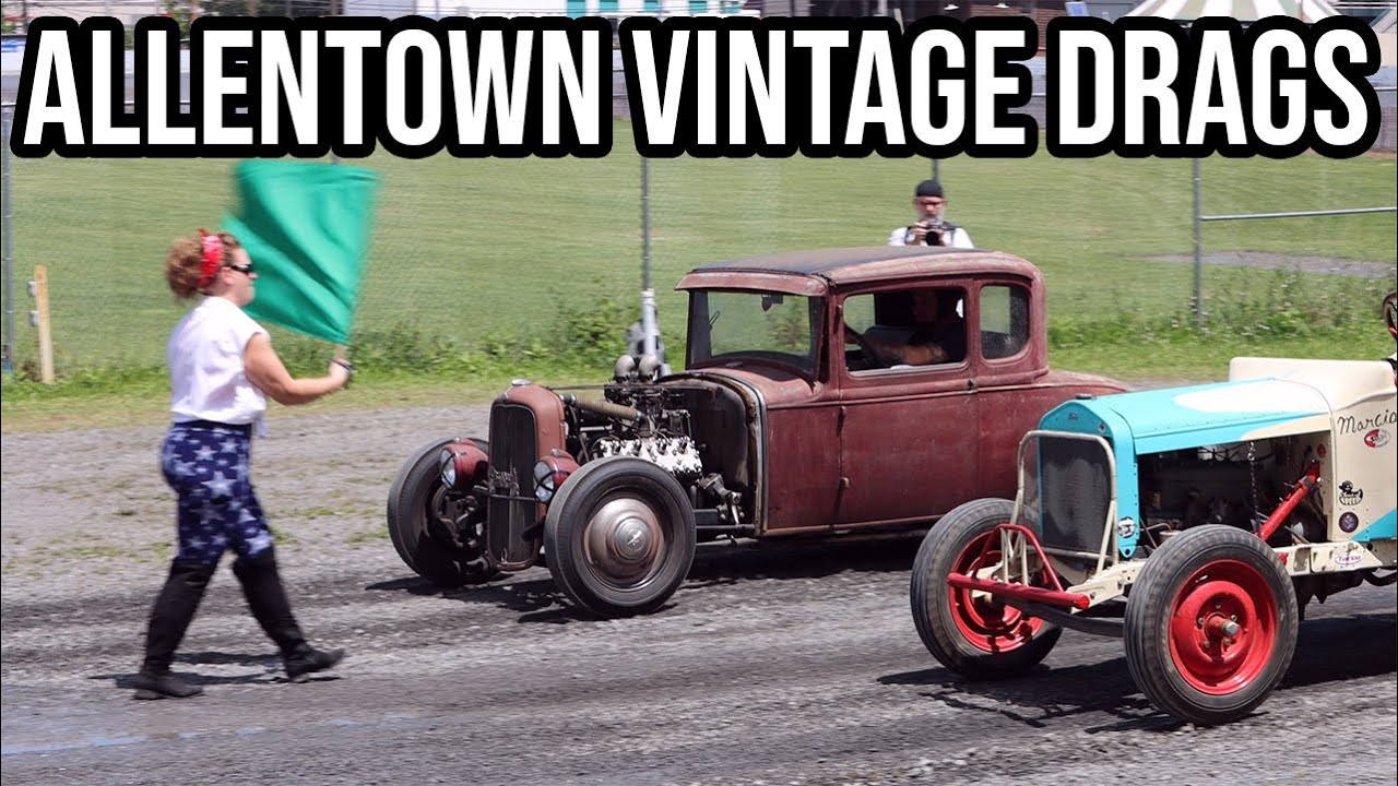Vintage Heads Up Drag Racing!! - Allentown Vintage Drags!!