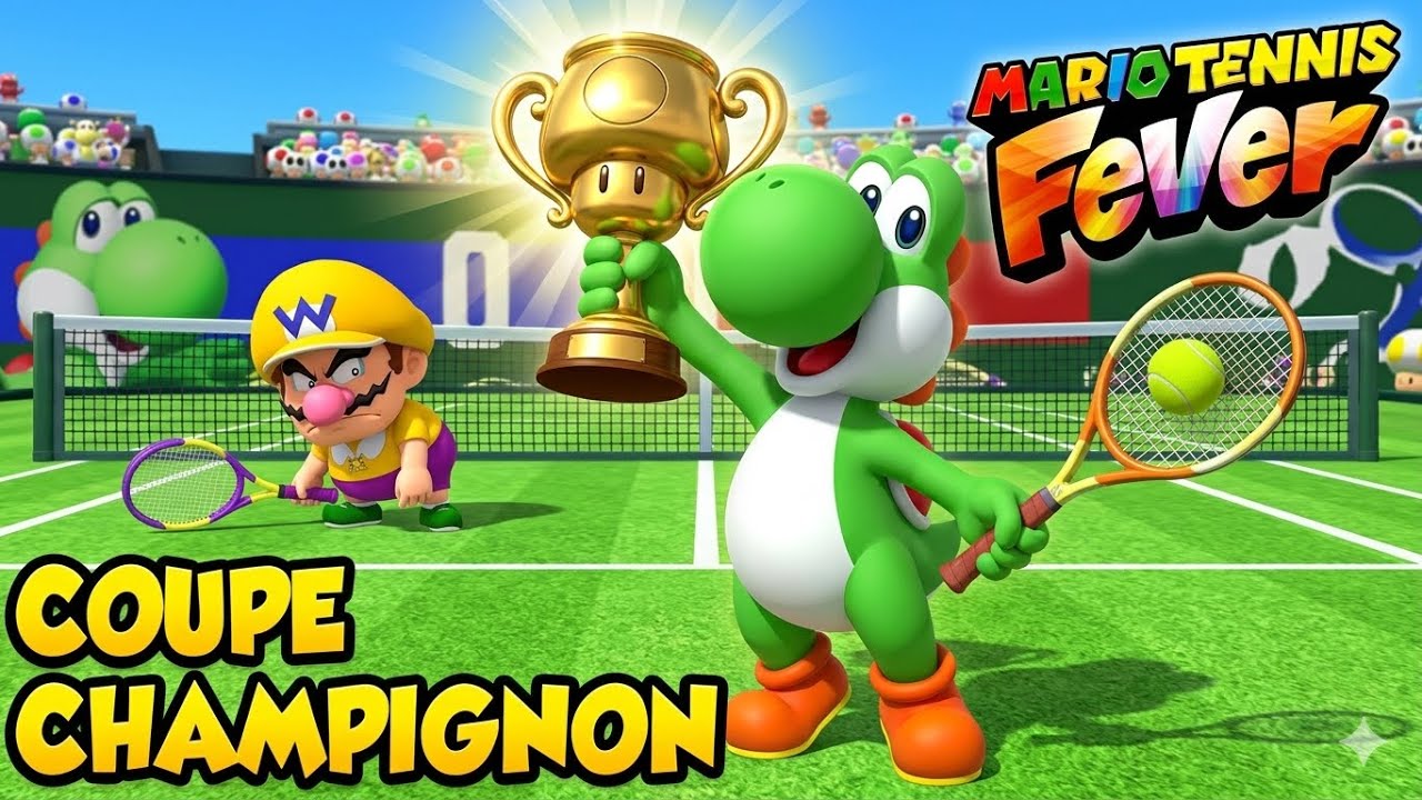 Mario Tennis Fever (Switch 2) Coupe Champignon en Solo avec Yoshi 🦖 🎾🍄🏆🥇