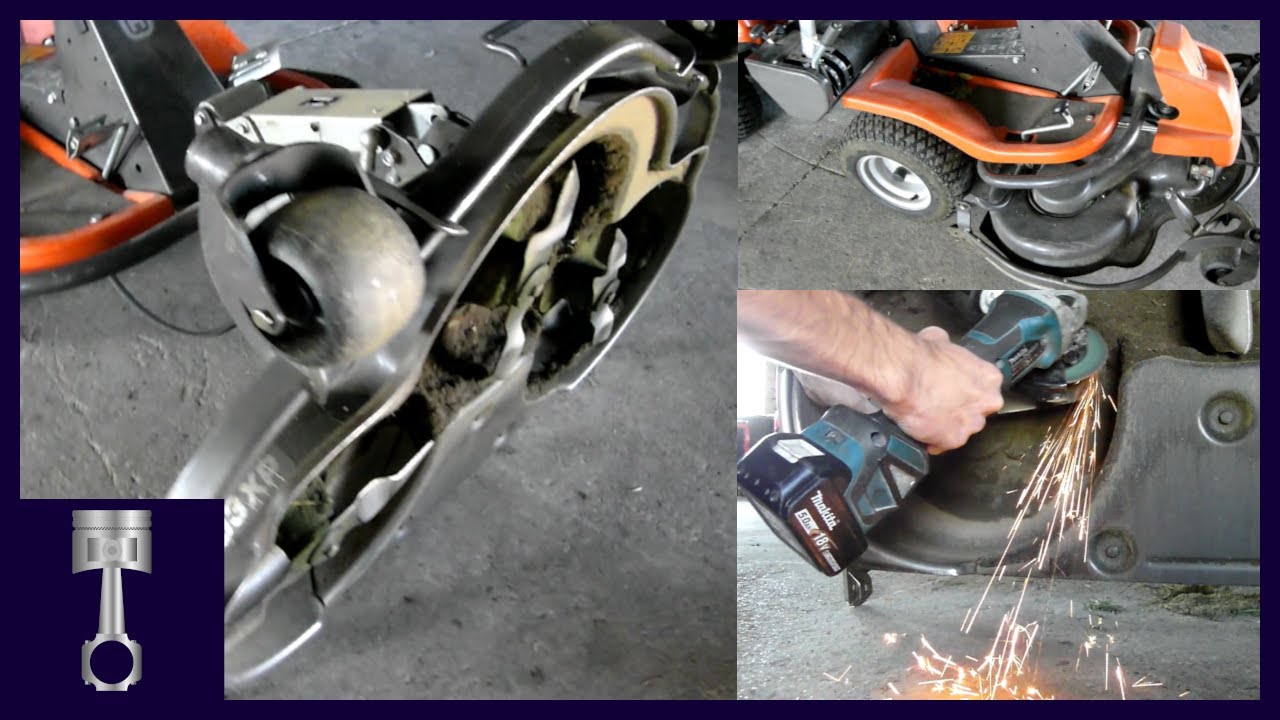 How to SHARPEN the BLADE on HUSQVARNA RIDER