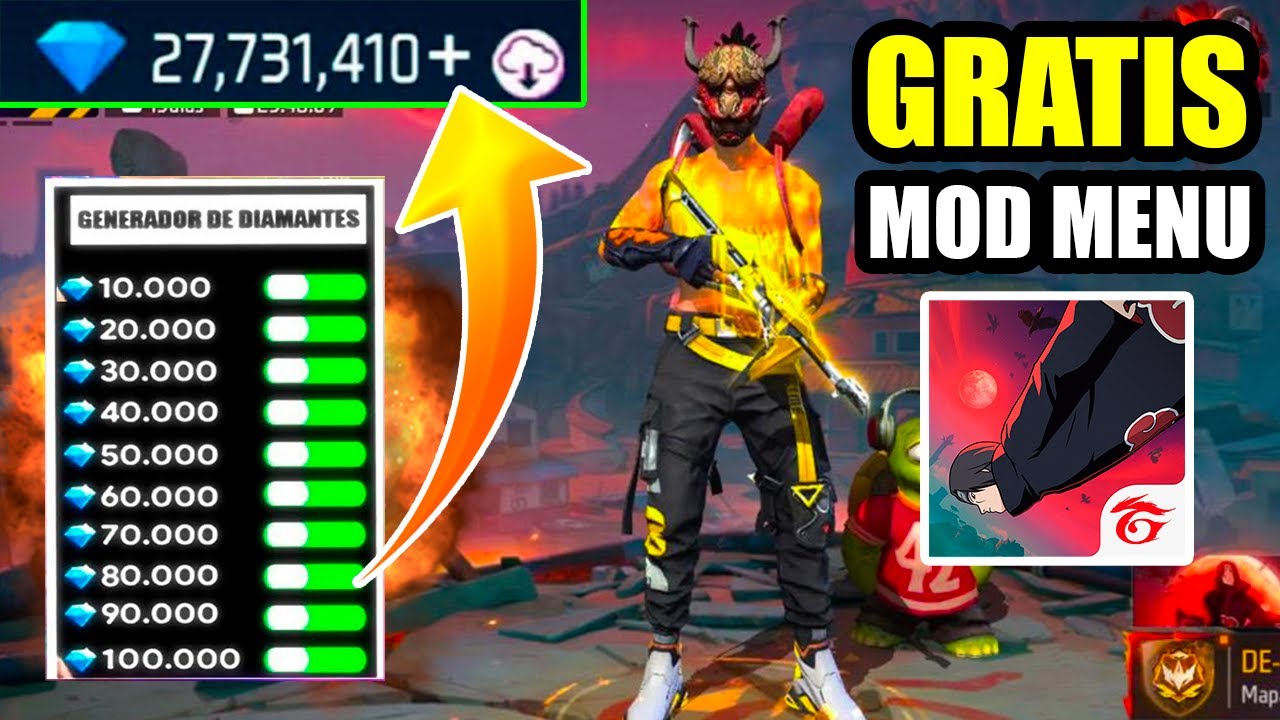 FREE FIRE COMO CONSEGUIR DIAMANTES INFINITOS GRATIS HACK SECRETO MOD MENU ACTUALIZADO 2025#freefire