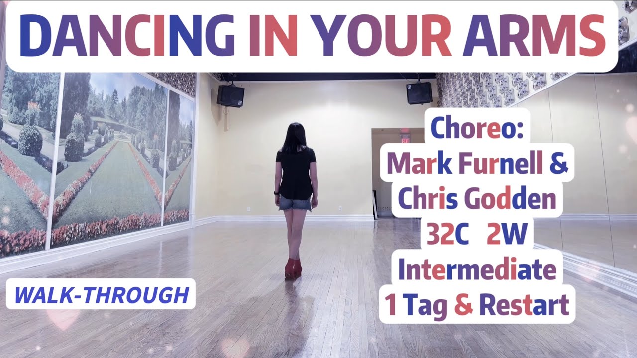 DANCING IN YOUR ARMS Line Dance (WALK-THROUGH)