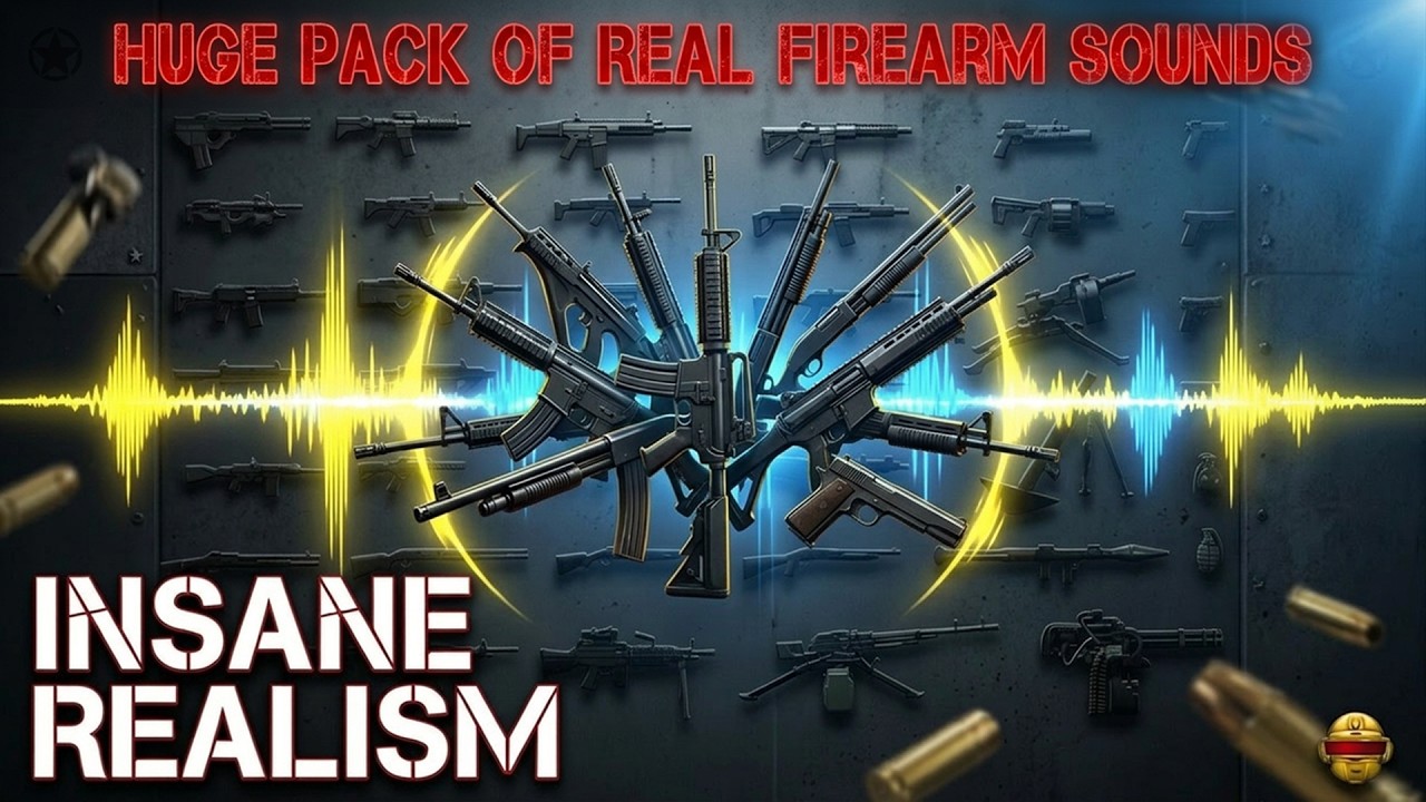 The MOST Realistic Firearm Sound Effects Ever For Your Game