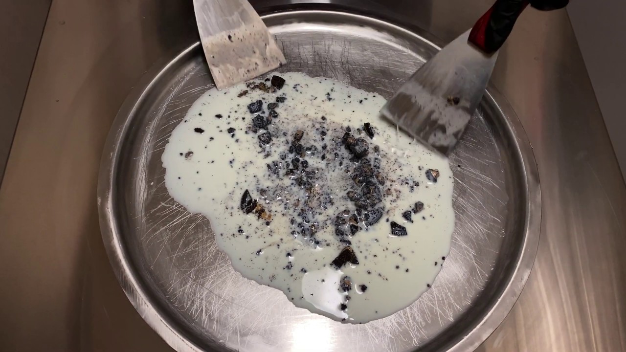 Oreo ice cream rolls | how to make fried ice cream with oreo cookies