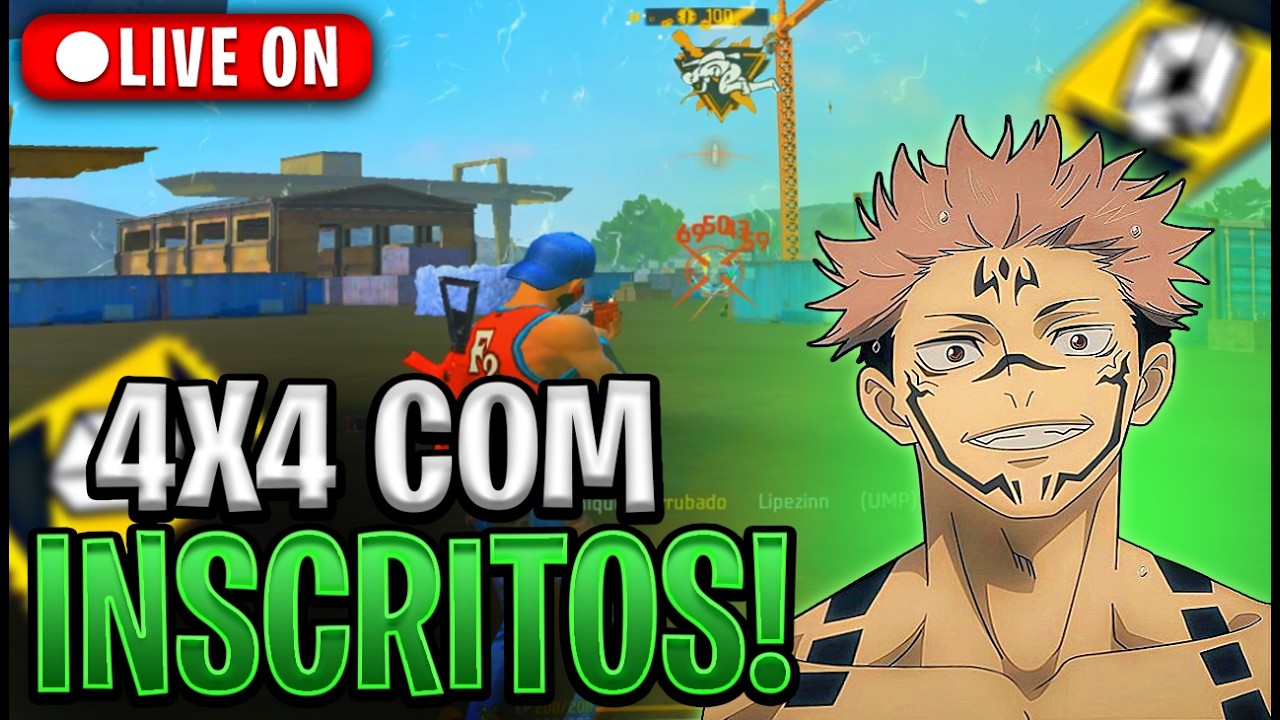 💚LIVE ON 💚 XTREINO E SALA 4V4 💚 #freefire #garenafreefire