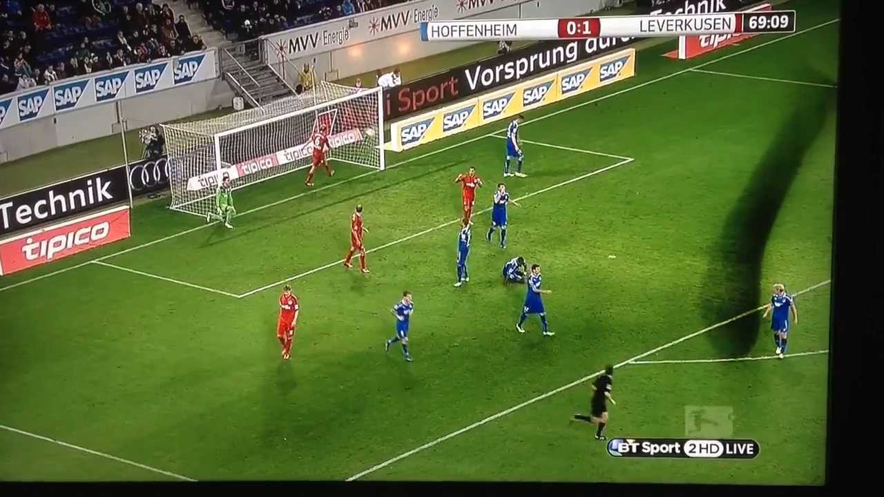 Stefan Kie&szlig;ling Ghost Goal!!! Hoffenheim vs Bayer Leverkusen - 18/10/2013