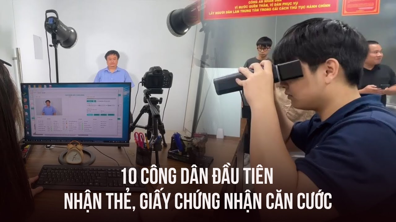 10 công dân đầu tiên nhận thẻ căn cước, giấy chứng nhận căn cước