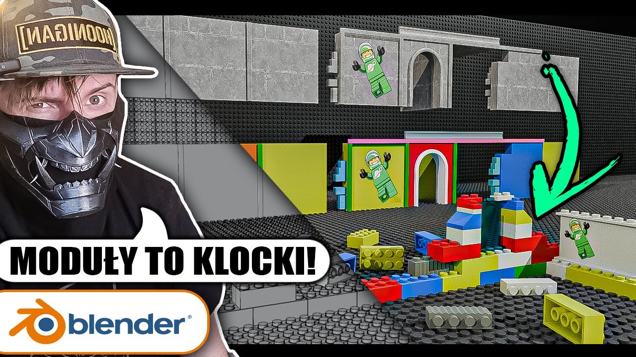 Modelowanie modularne to LEGO w 3D | Blender Tutorial PL