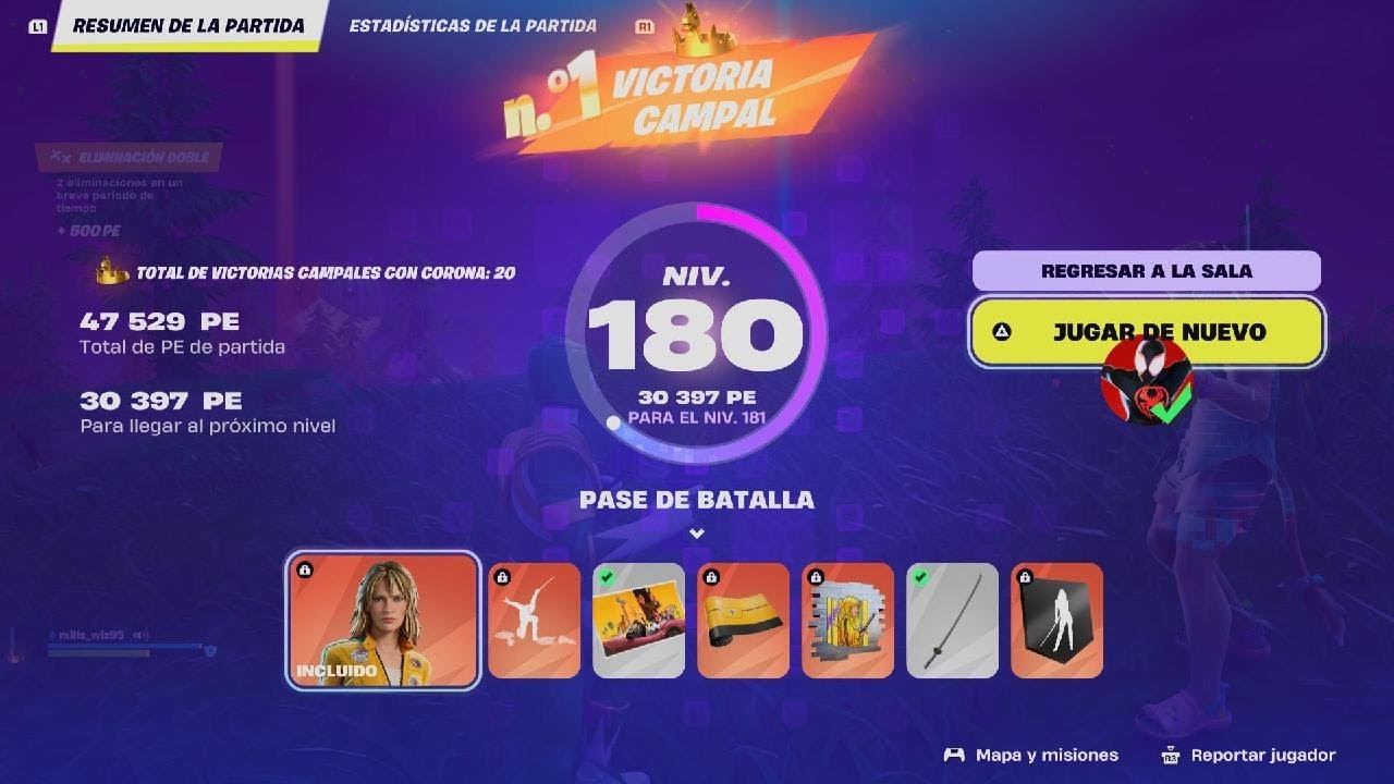 Fornite consigiendo mi cuarta victoria
