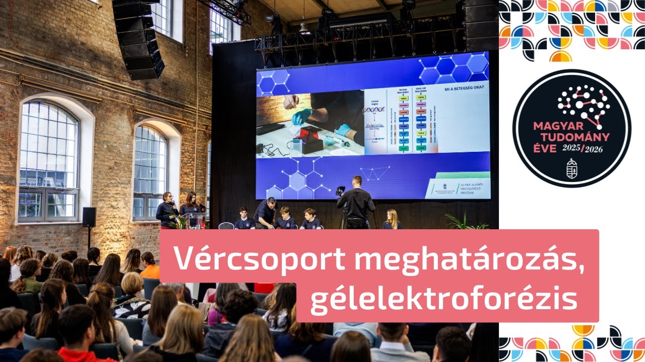 Vércsoport meghatározás, gélelektroforézis 🩸 | Bán Sándor pedagógus és diákjai - Science Expo