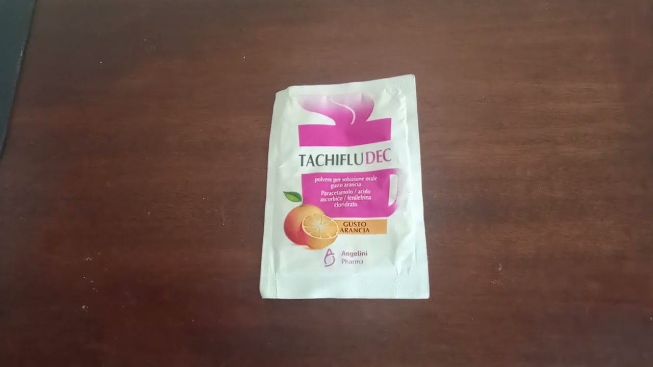 Tachifludec polvere per soluzione orale gusto arancia 