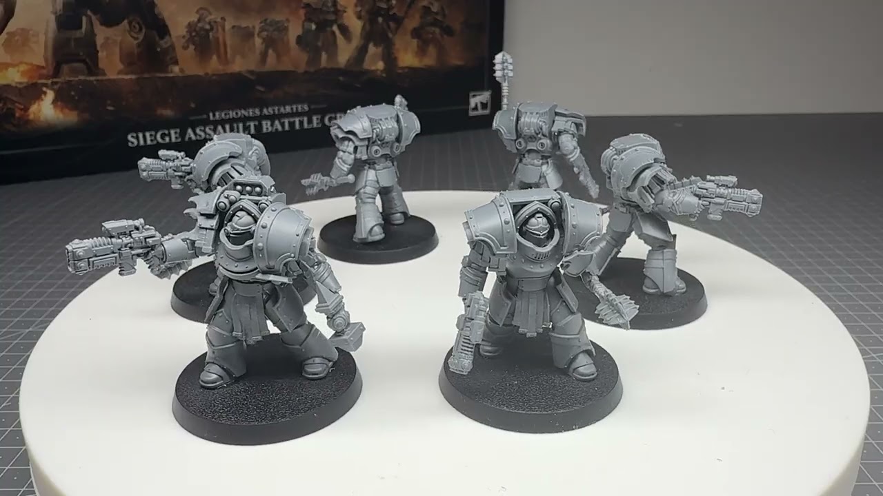 New Cataphractii Terminator Squad with Volkite Chargers & Power Mauls - Review (HH)