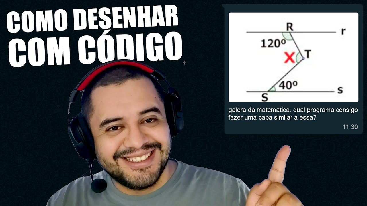 🔬 Como desenhar figuras geométricas igual em livro didático (retas, ângulos) no LaTeX