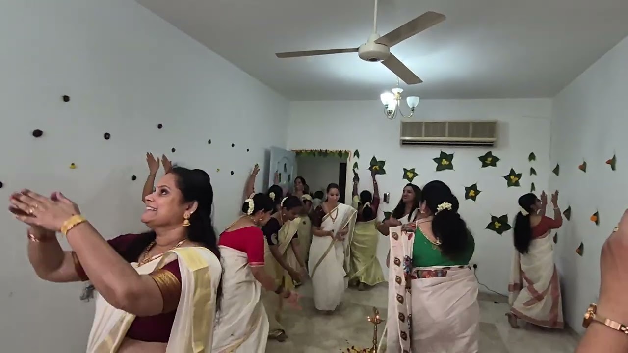 Onam dance 2025 in Muscat 